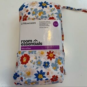 ROOM ESSENTIALS floral pillowcases country farmhouse shabby chic cottagecore